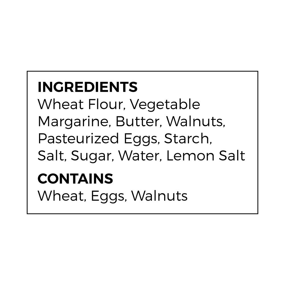 Square Slice with Walnut – MODA FOODS