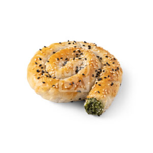 Mini Spiral Pie with Spinach 4”
