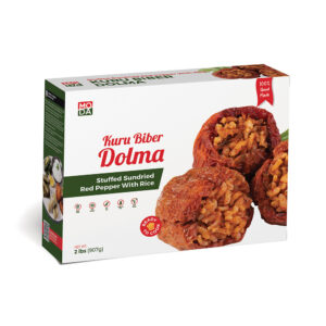 Stuffed Sunrised Red Pepper With Rice